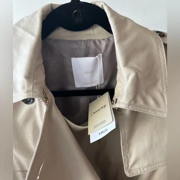 Mango Beige Trench Coat - Picture 16 of 16